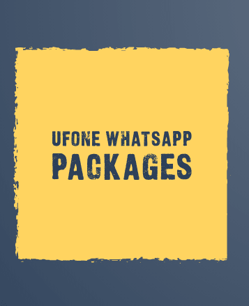 Ufone WhatsApp Packages Daily, Weekly and Monthly