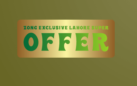 Zong Exclusive Lahore Super Offer Activation Code